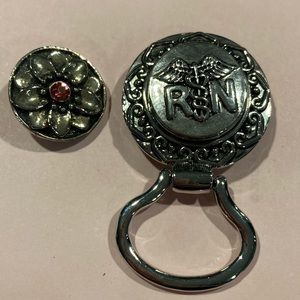 Magnetic Eye Glass/Employee ID Name Tag Holder